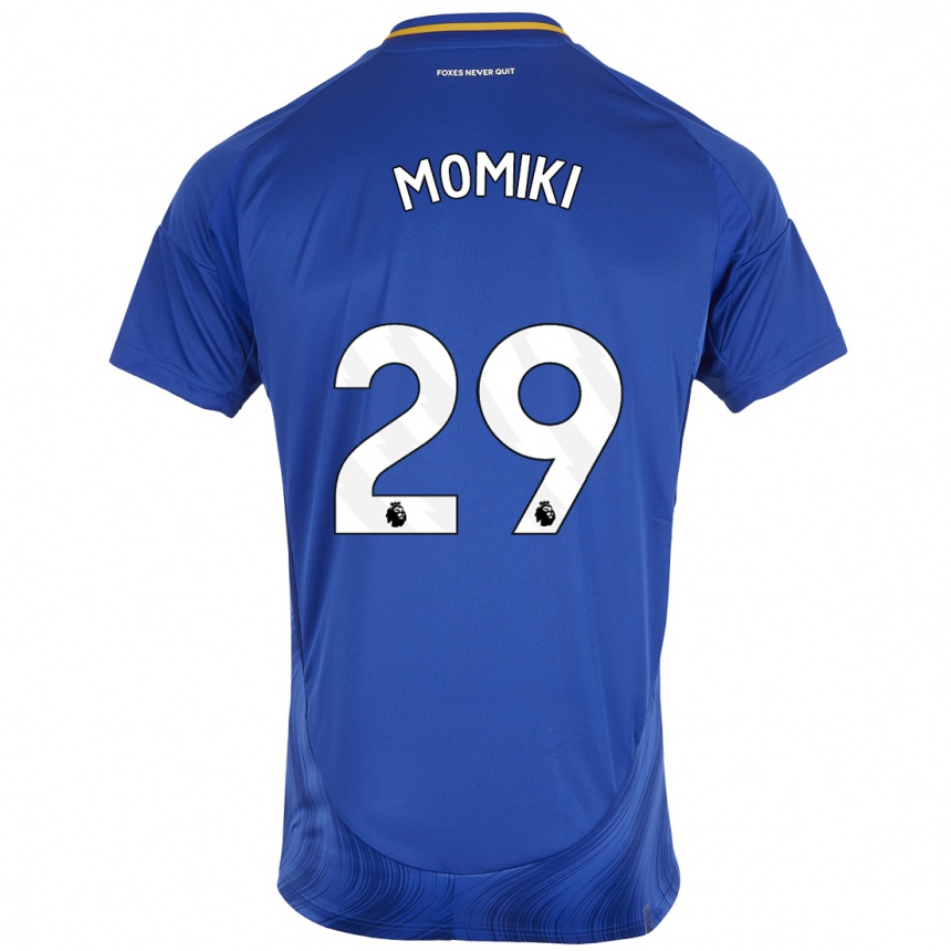 Kids Football Yuka Momiki #29 Blue White Home Jersey 2024/25 T-Shirt Australia