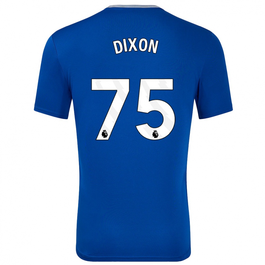 Kids Football Roman Dixon #75 Blue With Home Jersey 2024/25 T-Shirt Australia