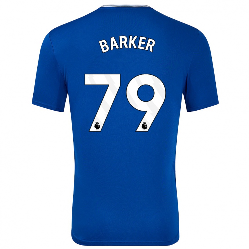 Kids Football Owen Barker #79 Blue With Home Jersey 2024/25 T-Shirt Australia