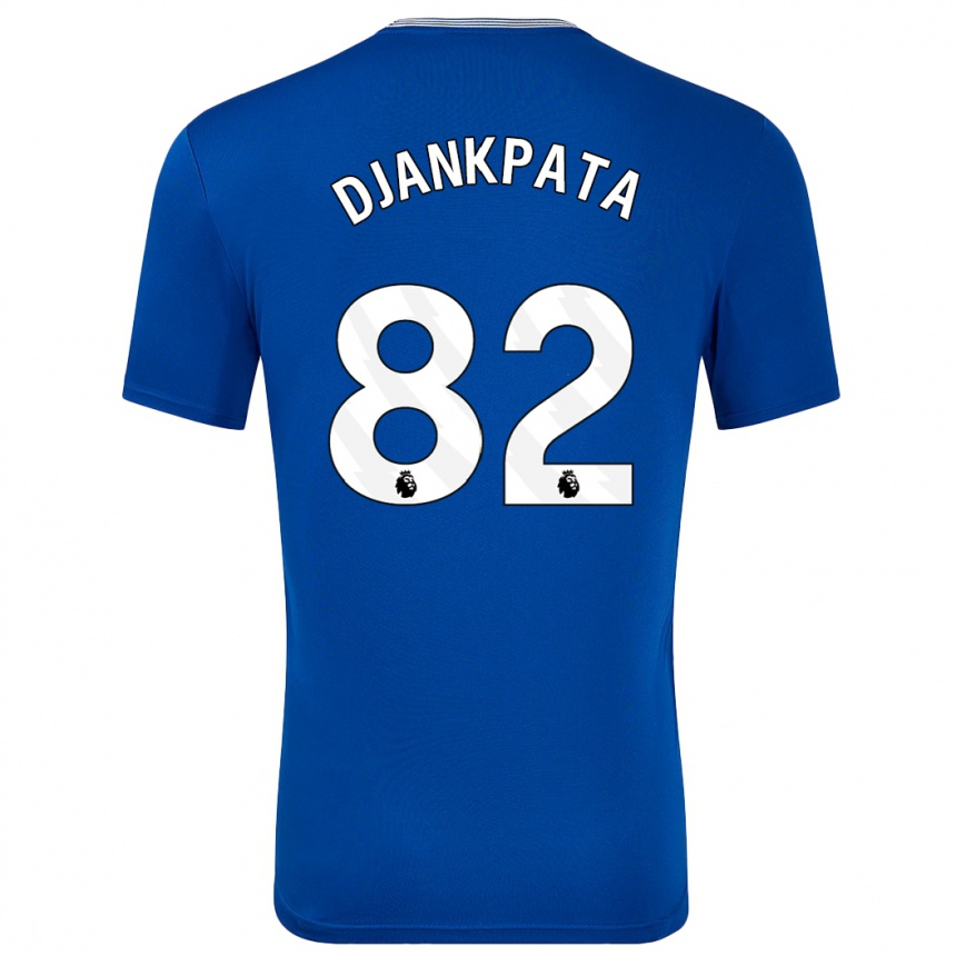 Kids Football Halid Djankpata #82 Blue With Home Jersey 2024/25 T-Shirt Australia