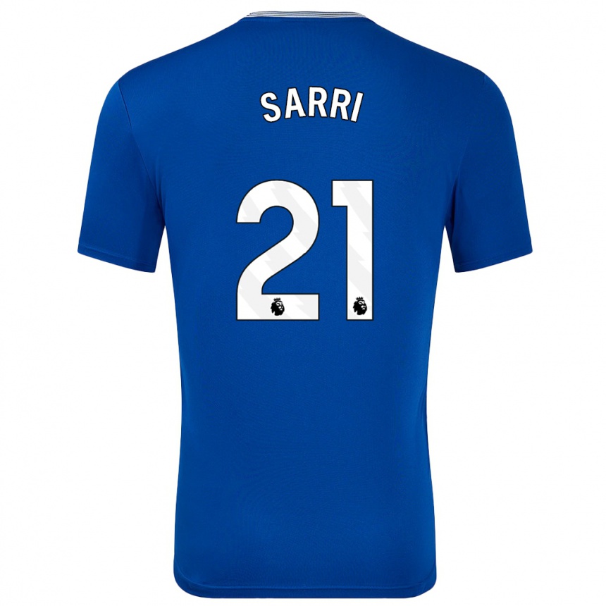 Kids Football Veatriki Sarri #21 Blue With Home Jersey 2024/25 T-Shirt Australia