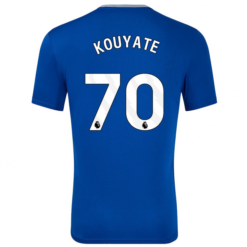 Kids Football Katia Kouyate #70 Blue With Home Jersey 2024/25 T-Shirt Australia