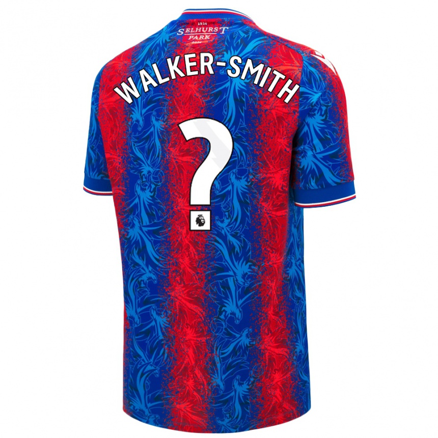 Kids Football Charlie Walker-Smith #0 Red Blue Stripes Home Jersey 2024/25 T-Shirt Australia