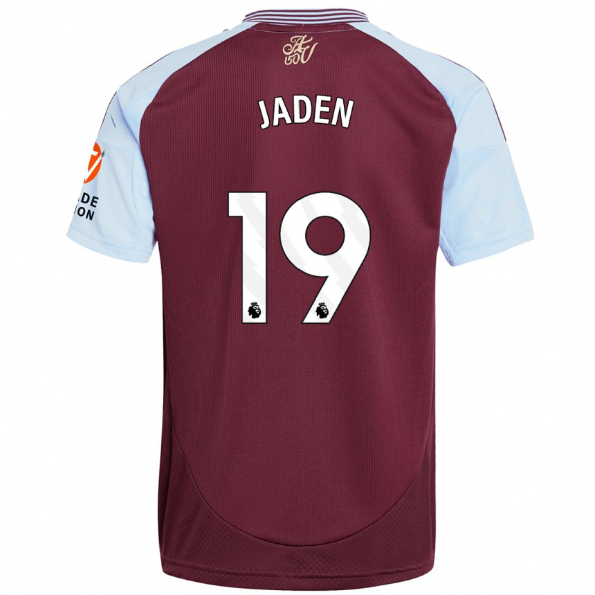 Kids Football Jaden Philogene #19 Burgundy Sky Blue Home Jersey 2024/25 T-Shirt Australia