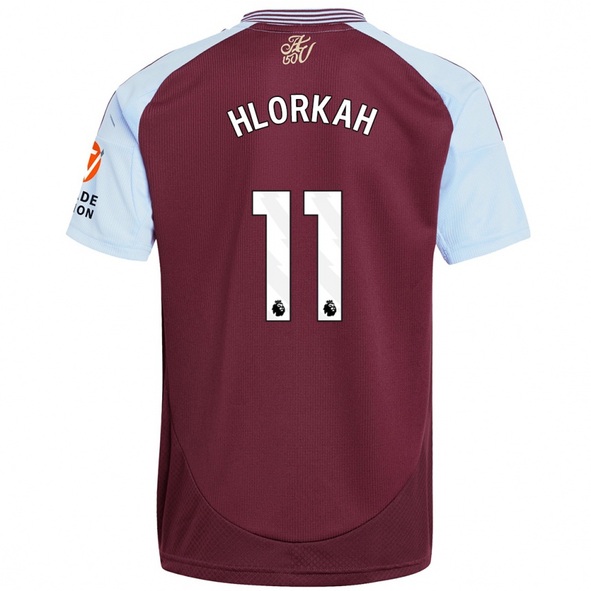 Kids Football Chantelle Boye-Hlorkah #11 Burgundy Sky Blue Home Jersey 2024/25 T-Shirt Australia