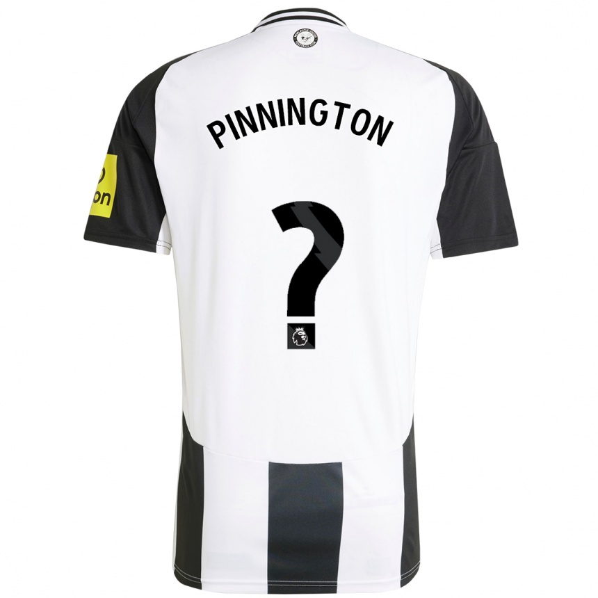 Kids Football Sam Pinnington #0 White Black Home Jersey 2024/25 T-Shirt Australia