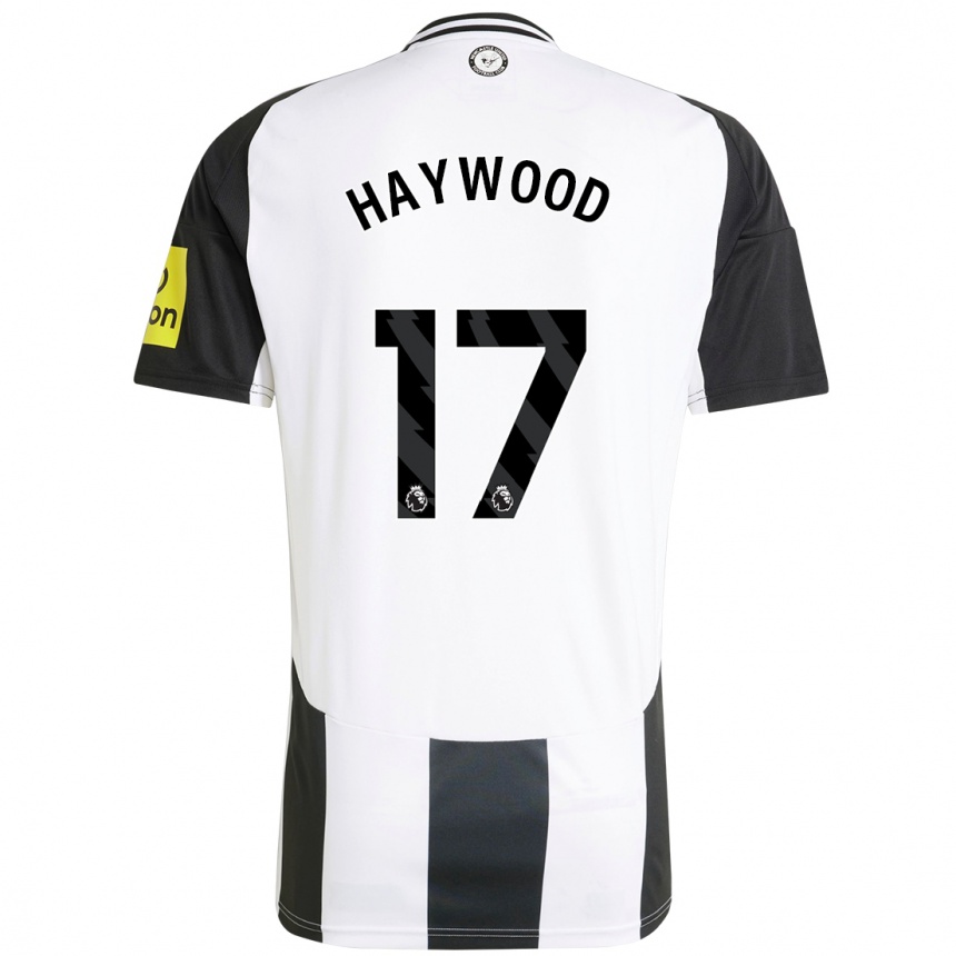 Kids Football Sophie Haywood #17 White Black Home Jersey 2024/25 T-Shirt Australia