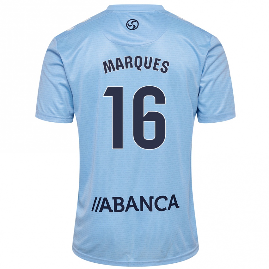 Kids Football Jailson Marques Siqueira #16 Sky Blue Home Jersey 2024/25 T-Shirt Australia