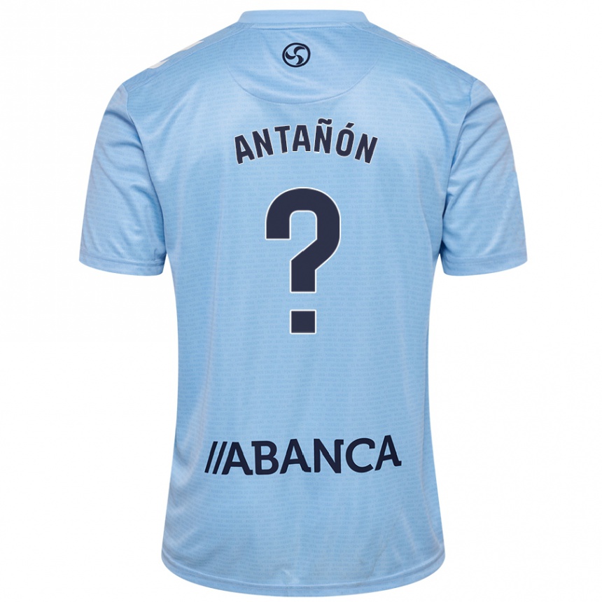 Kids Football Andrés Antañón #0 Sky Blue Home Jersey 2024/25 T-Shirt Australia