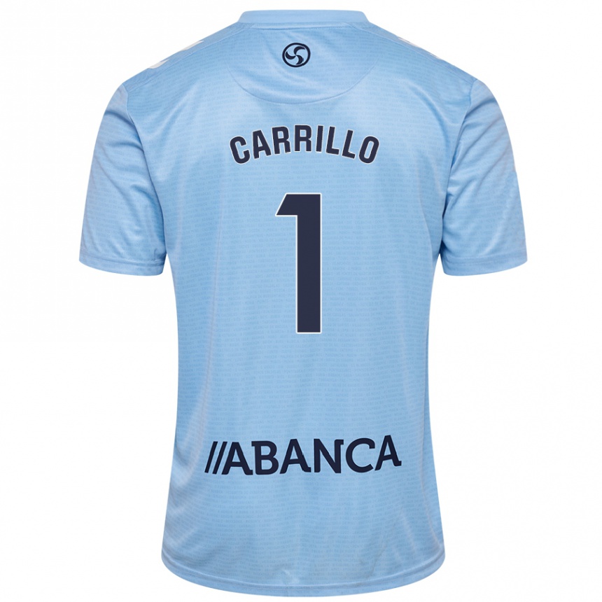 Kids Football Coke Carrillo #1 Sky Blue Home Jersey 2024/25 T-Shirt Australia