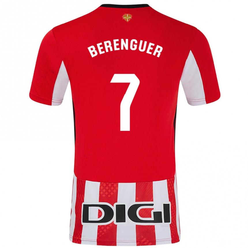 Kids Football Álex Berenguer #7 Red White Home Jersey 2024/25 T-Shirt Australia