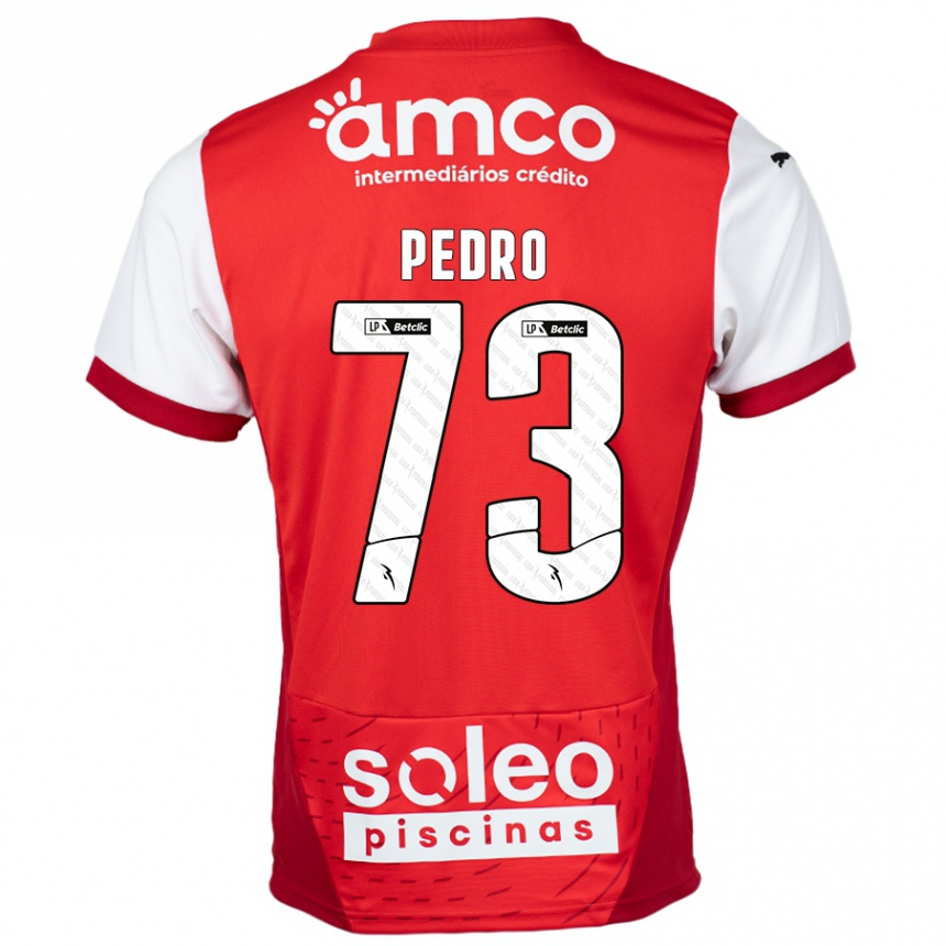 Kids Football Zé Pedro #73 Red White Home Jersey 2024/25 T-Shirt Australia