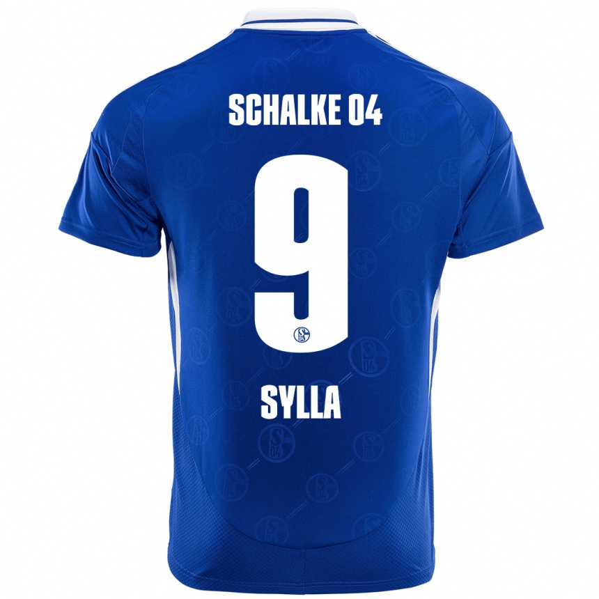 Kids Football Moussa Sylla #9 Royal Blue Home Jersey 2024/25 T-Shirt Australia