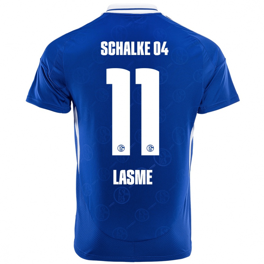 Kids Football Bryan Lasme #11 Royal Blue Home Jersey 2024/25 T-Shirt Australia