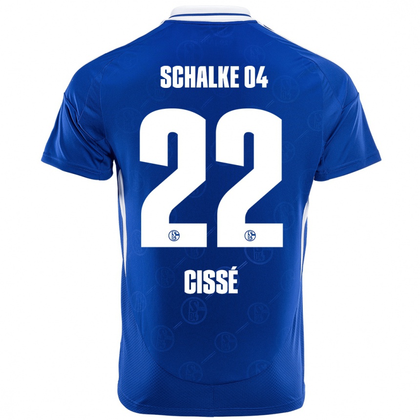 Kids Football Ibrahima Cissé #22 Royal Blue Home Jersey 2024/25 T-Shirt Australia