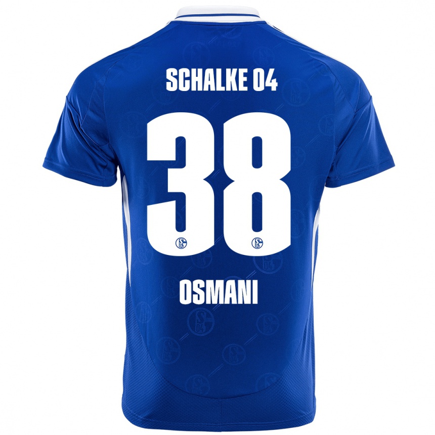 Kids Football Tristan Osmani #38 Royal Blue Home Jersey 2024/25 T-Shirt Australia