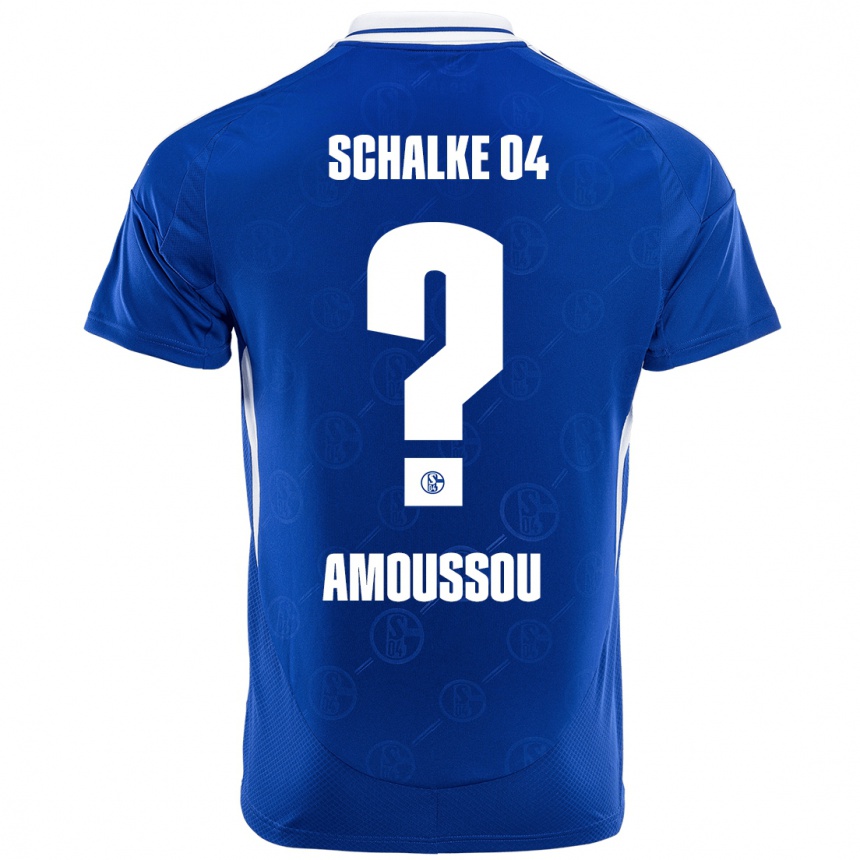 Kids Football Zaid Amoussou #0 Royal Blue Home Jersey 2024/25 T-Shirt Australia