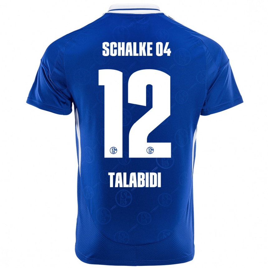 Kids Football Malik Talabidi #12 Royal Blue Home Jersey 2024/25 T-Shirt Australia