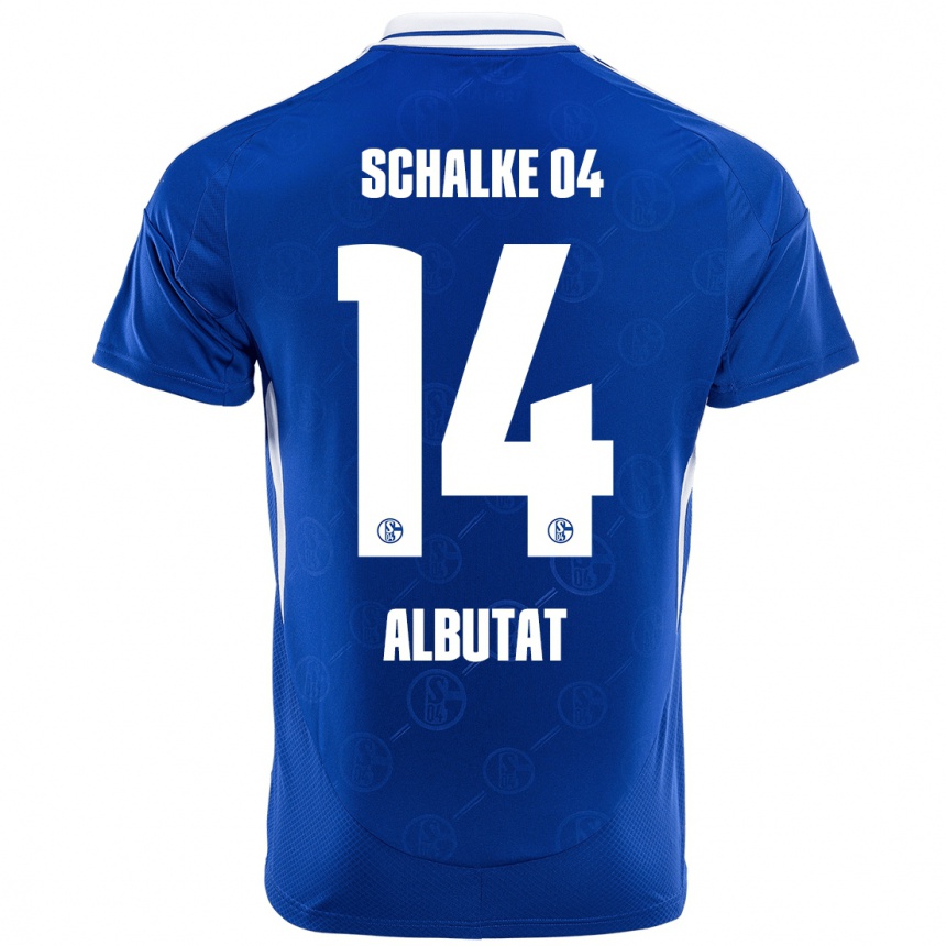 Kids Football Tim Albutat #14 Royal Blue Home Jersey 2024/25 T-Shirt Australia