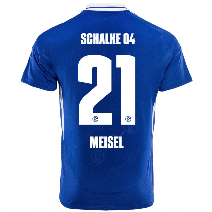 Kids Football Kelsey Meisel #21 Royal Blue Home Jersey 2024/25 T-Shirt Australia