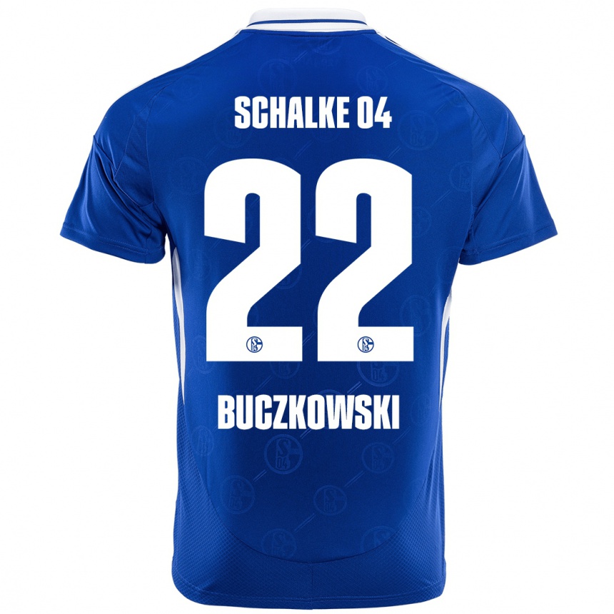 Kids Football Philip Buczkowski #22 Royal Blue Home Jersey 2024/25 T-Shirt Australia