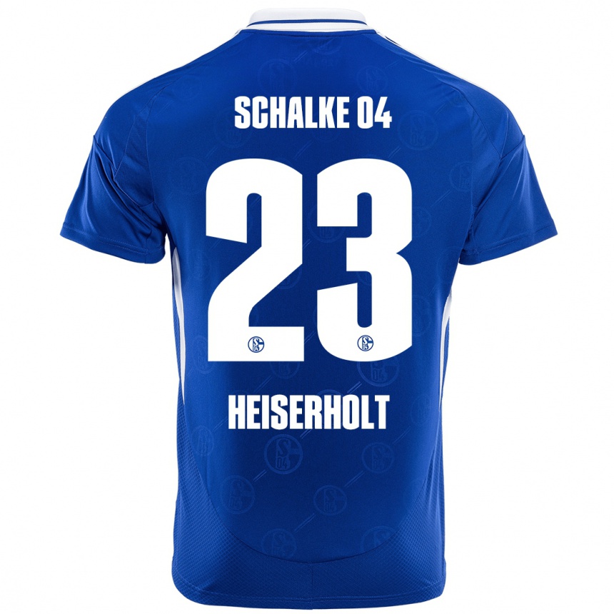 Kids Football Finn Heiserholt #23 Royal Blue Home Jersey 2024/25 T-Shirt Australia