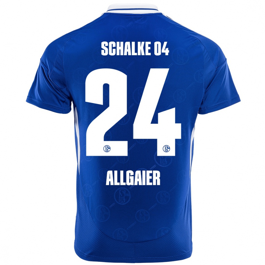 Kids Football Felix Allgaier #24 Royal Blue Home Jersey 2024/25 T-Shirt Australia