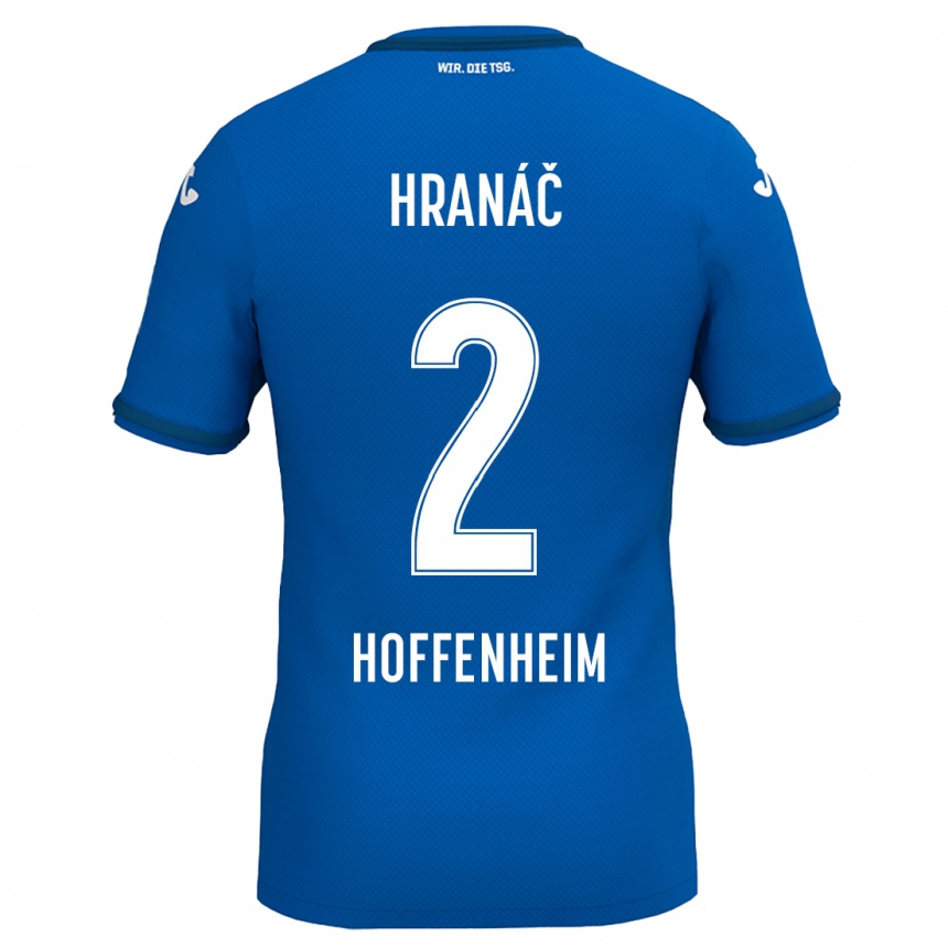 Kids Football Robin Hranac #2 Royal Blue Home Jersey 2024/25 T-Shirt Australia