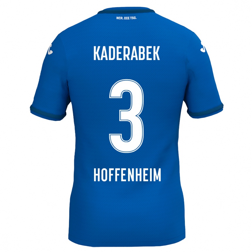 Kids Football Pavel Kaderabek #3 Royal Blue Home Jersey 2024/25 T-Shirt Australia