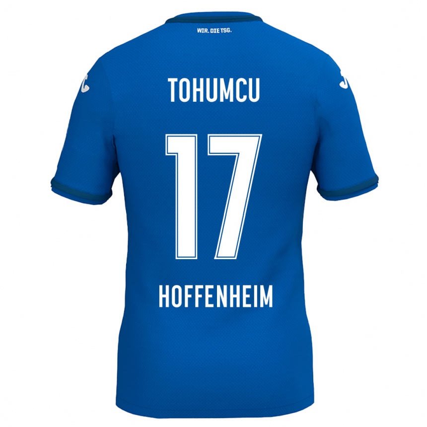 Kids Football Umut Tohumcu #17 Royal Blue Home Jersey 2024/25 T-Shirt Australia