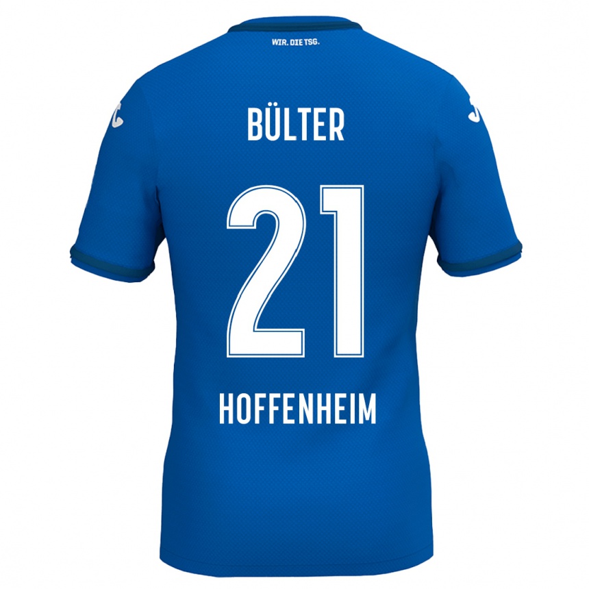 Kids Football Marius Bülter #21 Royal Blue Home Jersey 2024/25 T-Shirt Australia