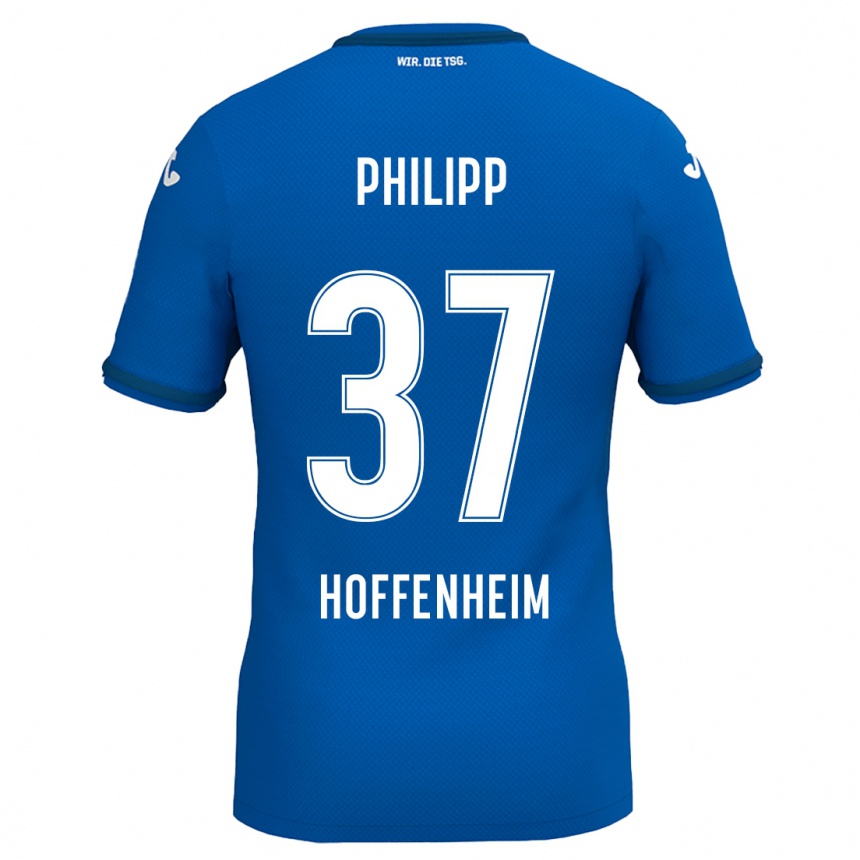 Kids Football Luca Philipp #37 Royal Blue Home Jersey 2024/25 T-Shirt Australia