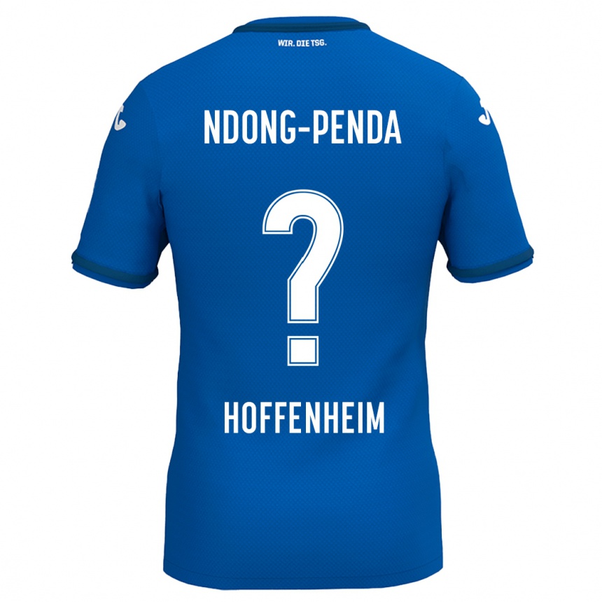 Kids Football Maxime Ndong-Penda #0 Royal Blue Home Jersey 2024/25 T-Shirt Australia