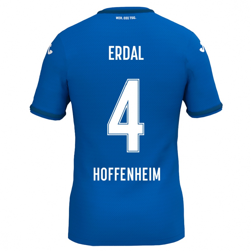 Kids Football İzzet Erdal #4 Royal Blue Home Jersey 2024/25 T-Shirt Australia