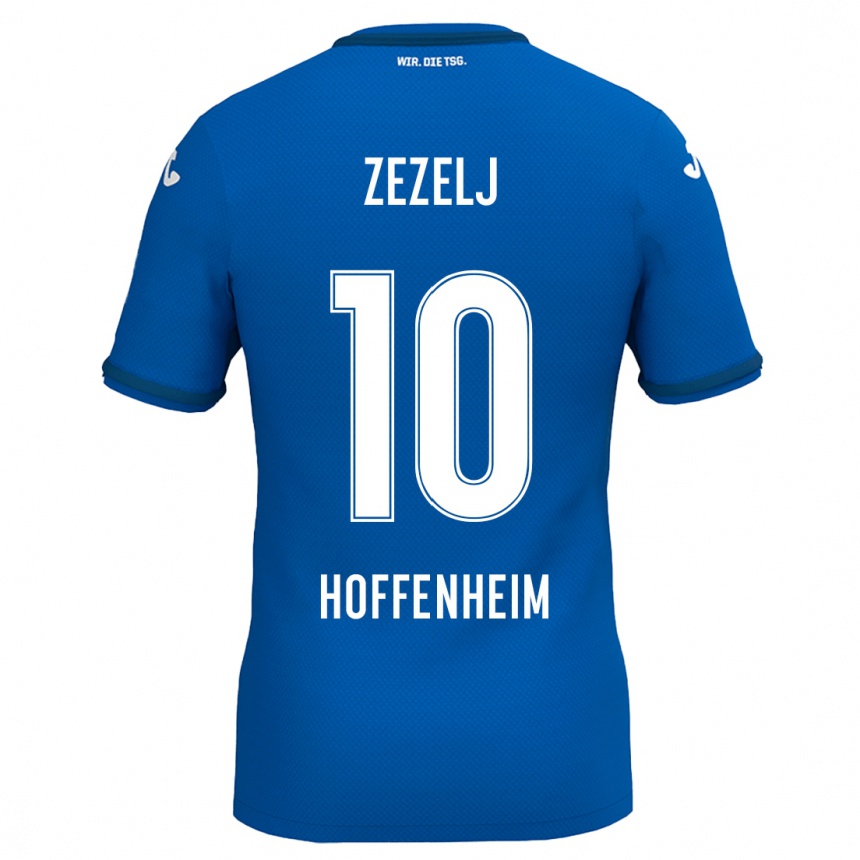 Kids Football Neno Zezelj #10 Royal Blue Home Jersey 2024/25 T-Shirt Australia