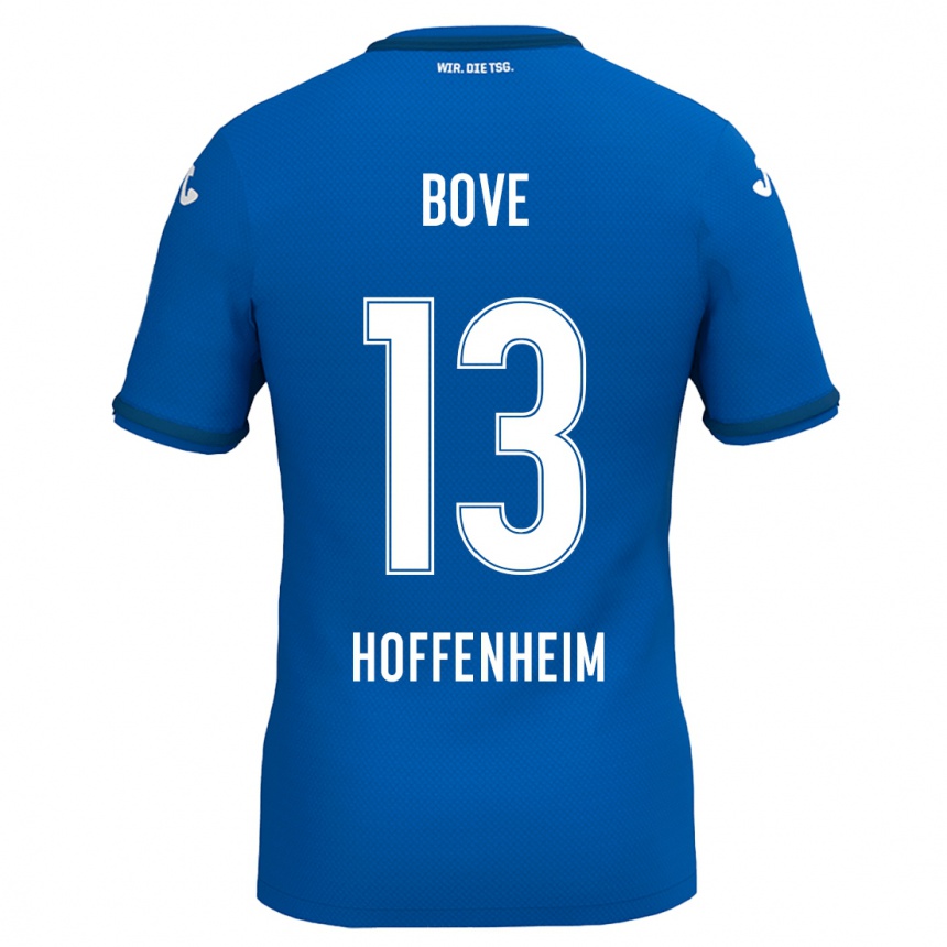 Kids Football Nevio Bove #13 Royal Blue Home Jersey 2024/25 T-Shirt Australia