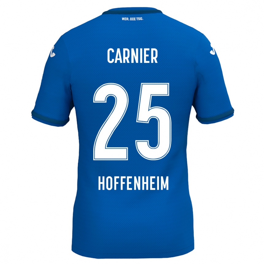 Kids Football Alekseï Carnier #25 Royal Blue Home Jersey 2024/25 T-Shirt Australia