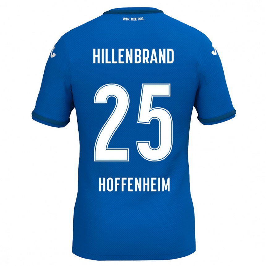 Kids Football Jack Hillenbrand #25 Royal Blue Home Jersey 2024/25 T-Shirt Australia