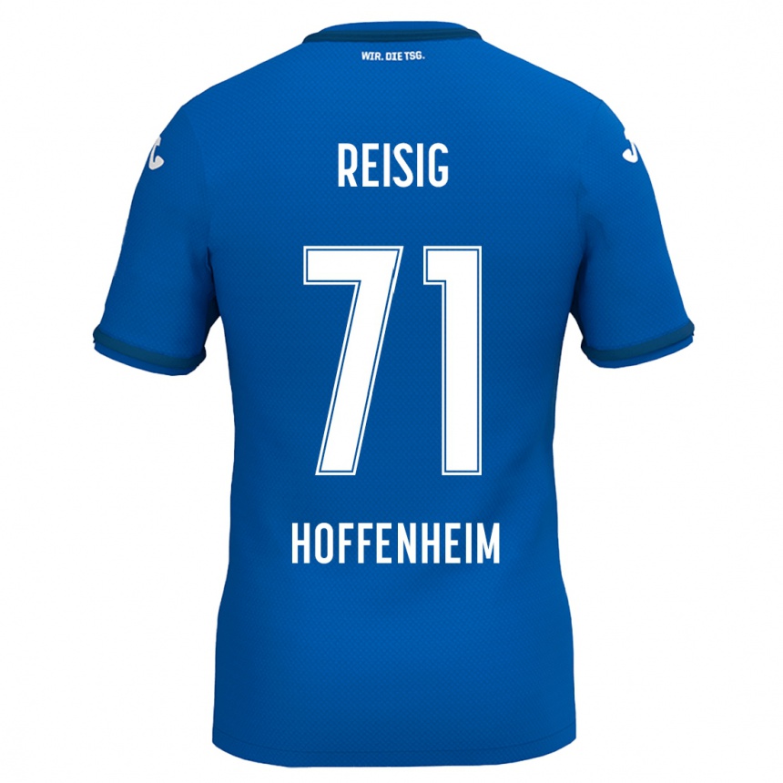 Kids Football Ruben Reisig #71 Royal Blue Home Jersey 2024/25 T-Shirt Australia