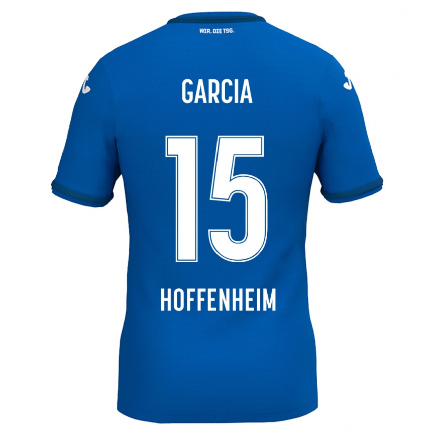 Kids Football Marta Cazalla Garcia #15 Royal Blue Home Jersey 2024/25 T-Shirt Australia