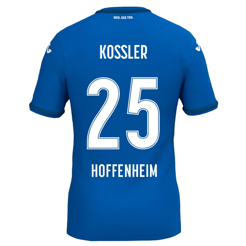 Kids Football Melissa Kössler #25 Royal Blue Home Jersey 2024/25 T-Shirt Australia