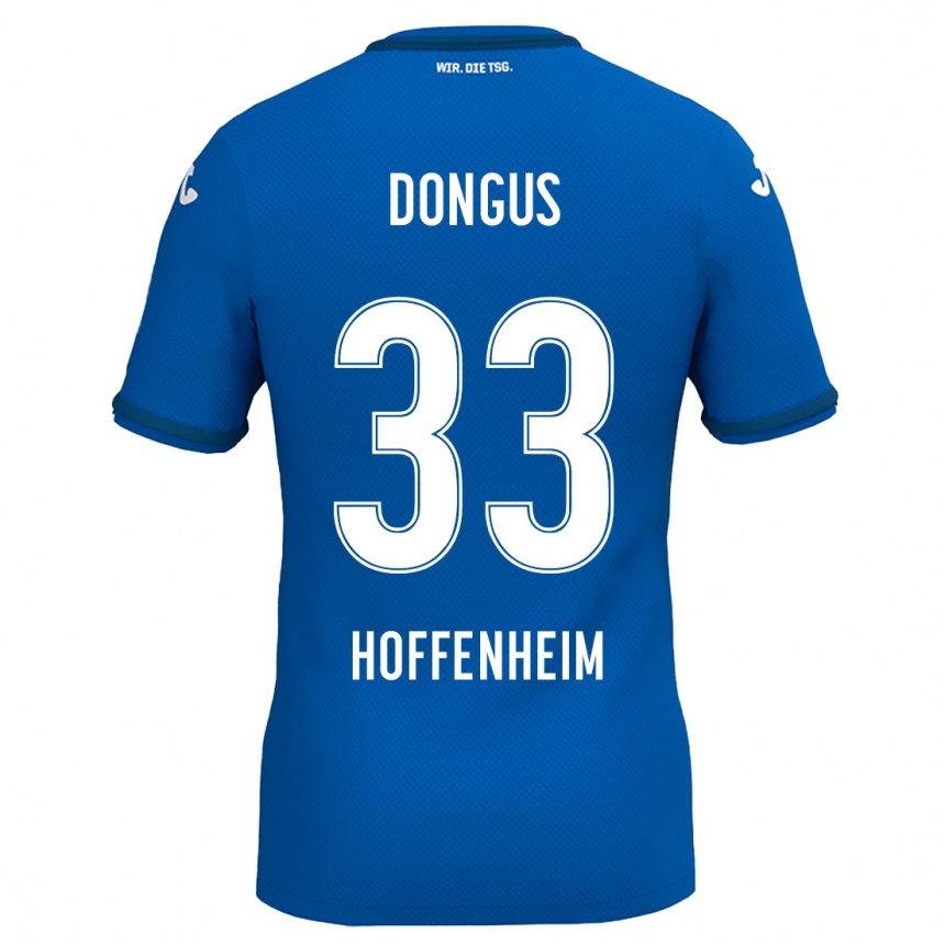 Kids Football Fabienne Dongus #33 Royal Blue Home Jersey 2024/25 T-Shirt Australia