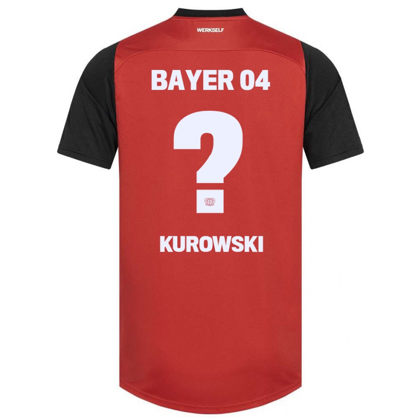 Kids Football Julien Kurowski #0 Red Black Home Jersey 2024/25 T-Shirt Australia