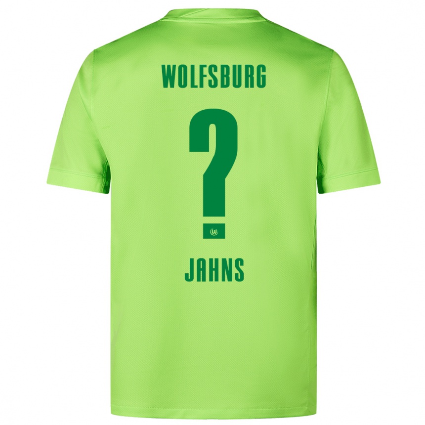 Kids Football Stefan Jahns #0 Fluorescent Green Home Jersey 2024/25 T-Shirt Australia