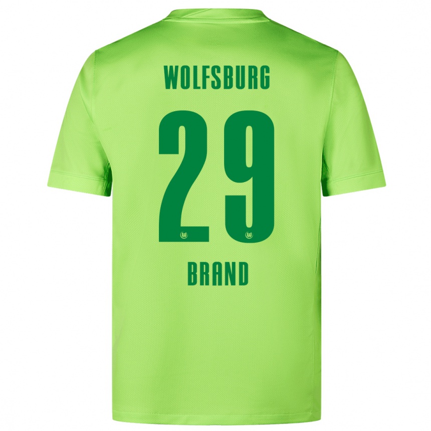 Kids Football Jule Brand #29 Fluorescent Green Home Jersey 2024/25 T-Shirt Australia