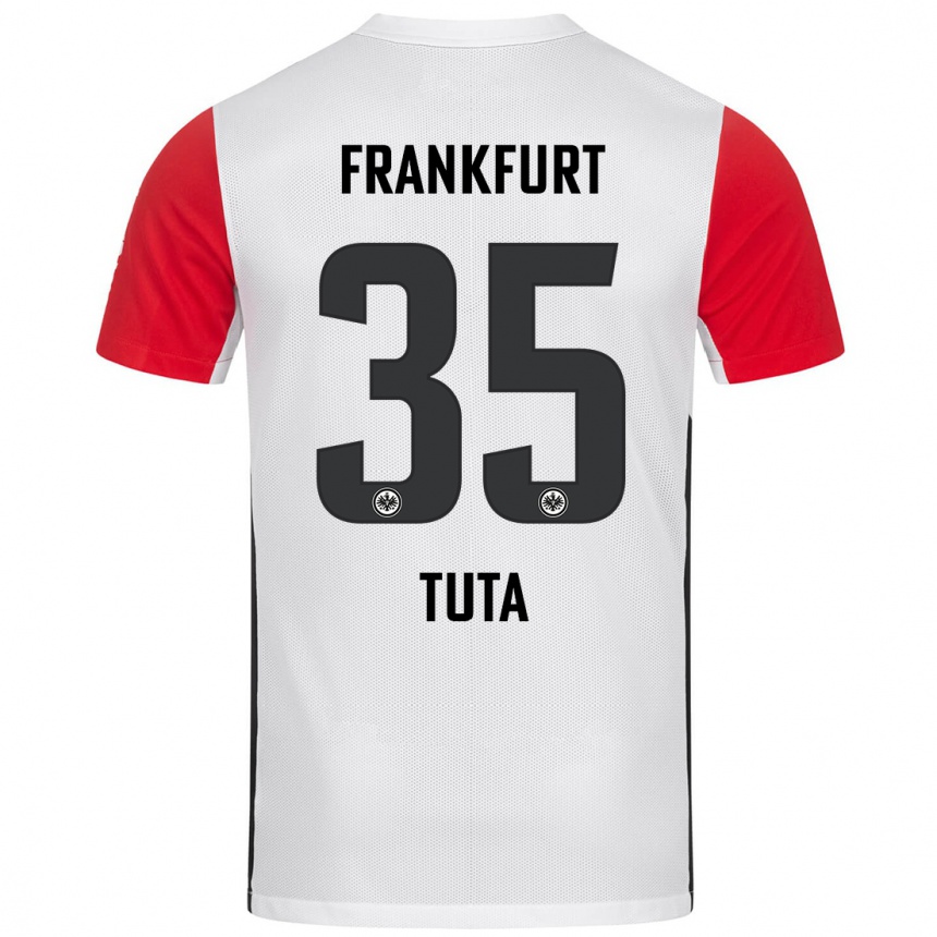 Kids Football Tuta #35 White Red Home Jersey 2024/25 T-Shirt Australia