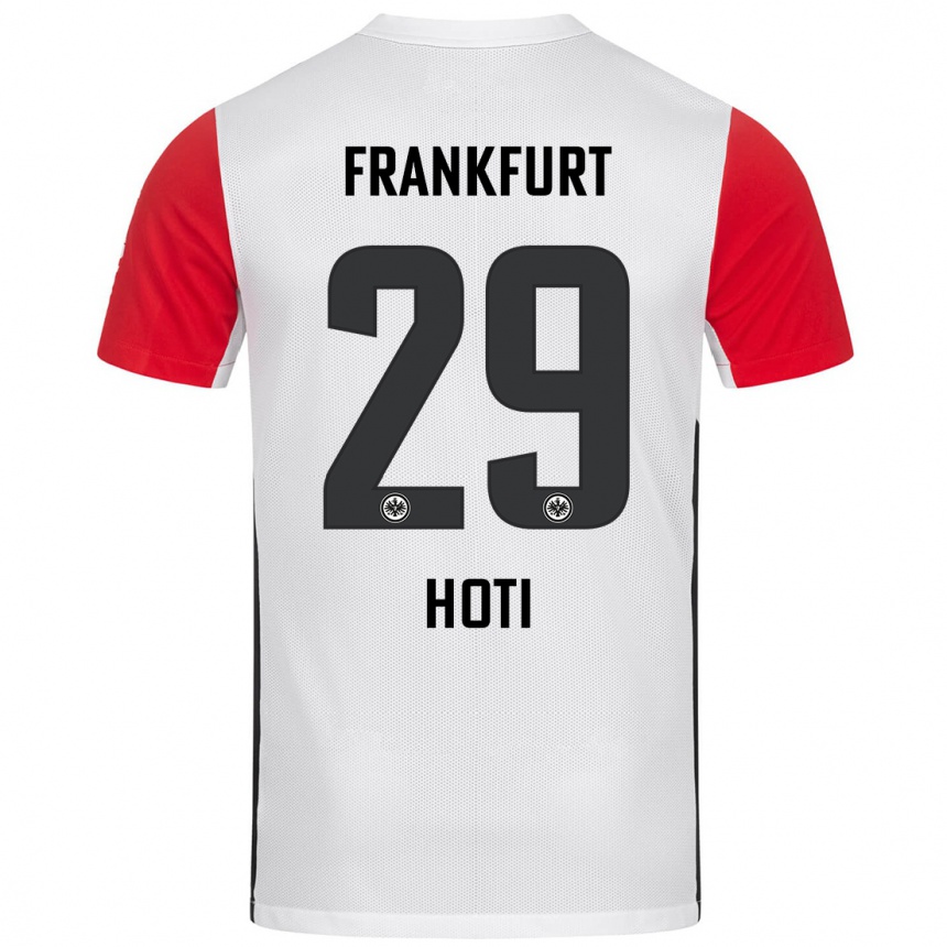 Kids Football Leart Hoti #29 White Red Home Jersey 2024/25 T-Shirt Australia