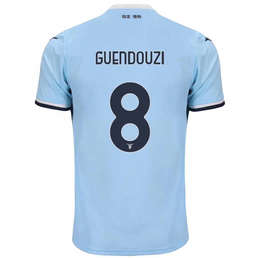 Kids Football Matteo Guendouzi #8 Blue Home Jersey 2024/25 T-Shirt Australia