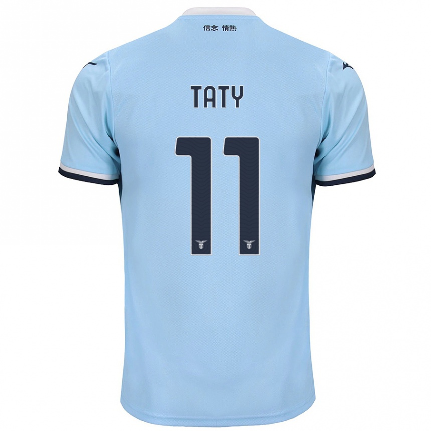 Kids Football Taty Castellanos #11 Blue Home Jersey 2024/25 T-Shirt Australia