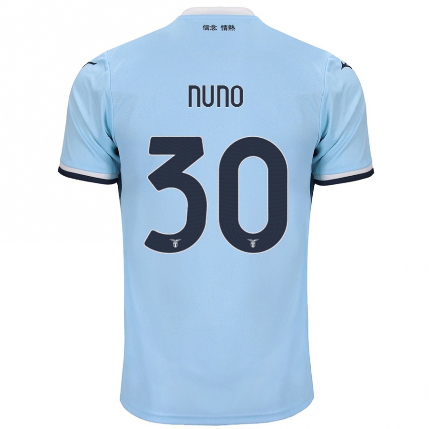 Kids Football Nuno Tavares #30 Blue Home Jersey 2024/25 T-Shirt Australia